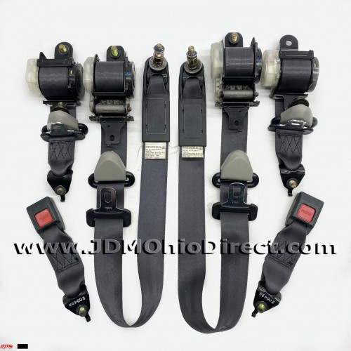 JDM DC2 Integra Type R Black Seatbelt Set 